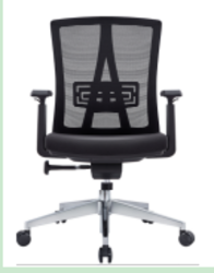 Office Chair meduim Back Desk Chair with 2D Adjustable Headrest and 3D Armrest Swivel Computer Task Chair