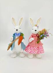 FATIO ECO Friendly Easter Bunny Figure Handmade Party and Easter Gift Decoration Home Decor Made with Cotton String (39 cm)