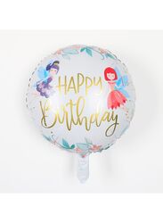 1 pc 18 Inch Birthday Party Balloons Large Size Happy Birthday Girls Foil Balloon Adult & Kids Party Theme Decorations for Birthday, Anniversary, Baby Shower