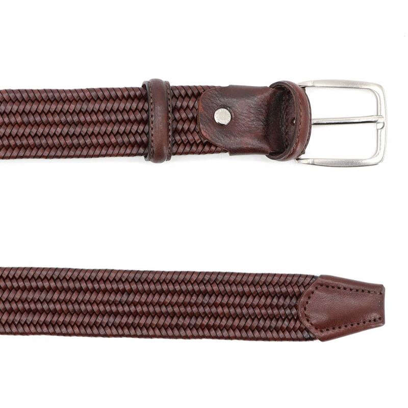 Make a Style Statement with R RONCATO Brown Leather Belt - The Perfect Accessory for Any Outfit, 125cm