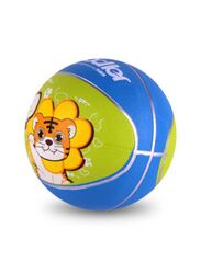 Rubber Size 3 Basketball for Kids Cartoon Ball for Indoor and Outdoor Playing (Green)