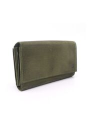 Gai Mattiolo Stylish Leather Wallet for Men - Green, Size 17.5 x 9.5 x 3