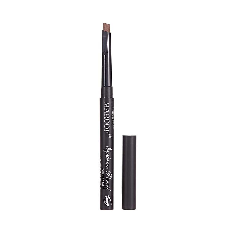 Maroof Waterproof Eyebrow Pencil, 2.5g, 04 Chocolate, Brown