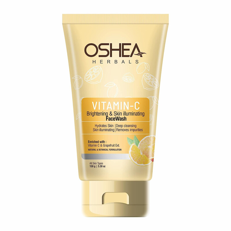 Oshea Herbals Vitamin C Brightening and Skin Illuminating Face Wash, 150ml