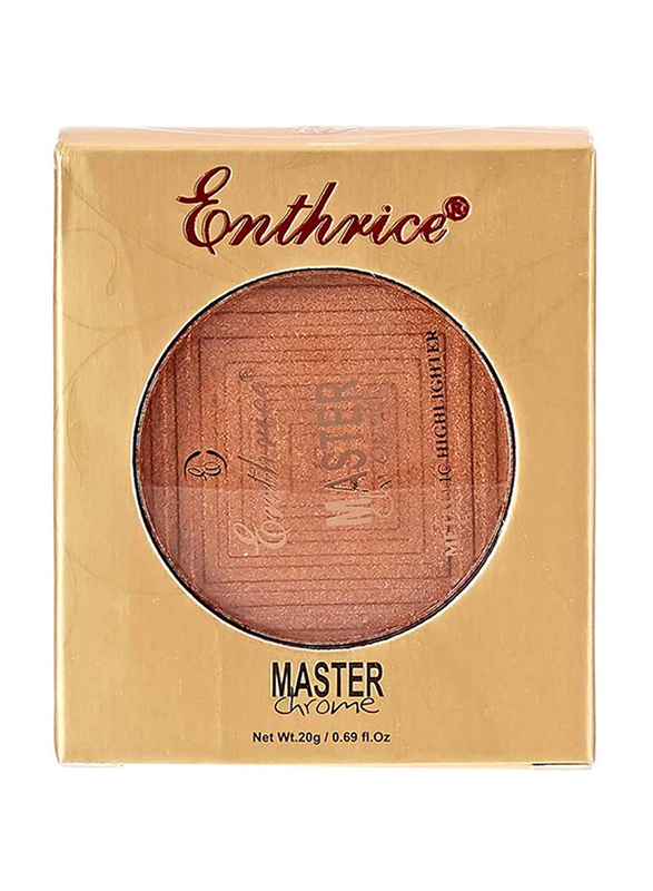 Enthrice Master Rouge Metallic Highlighter, 20gm, 12 Brown, Brown