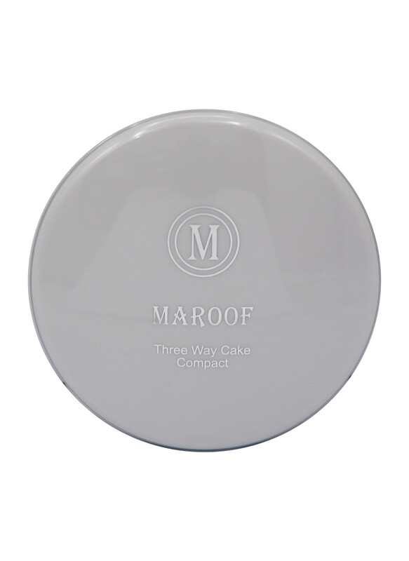 Maroof Three Way Cake Wet and Dry Compact Foundation, 07 Sandy