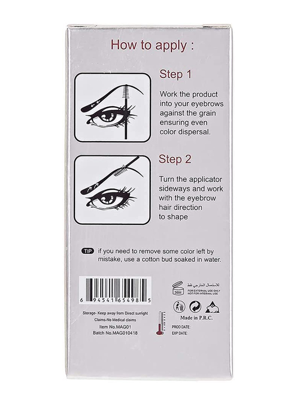 Maroof Eyebrow Styling Mascara, 6.5ml, 05 Brown, Brown