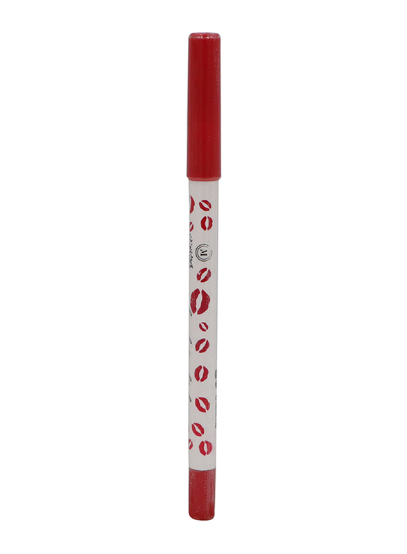 Maroof 24 Hour Long Lasting Water Proof Retractable Matte Lip Liner, 1.2gm, Red Berry, Red