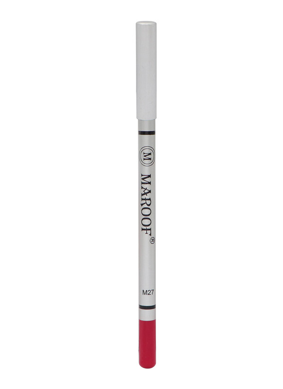 Maroof Soft Eye and Lip Liner Pencil, M27 Hot Pink