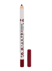 Maroof 24 Hour Long Lasting Water Proof Retractable Matte Lip Liner, 1.2gm, Cherry Red, Red