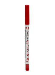 Maroof 24 Hour Long Lasting Water Proof Retractable Matte Lip Liner, 1.2gm, Rose Red, Red