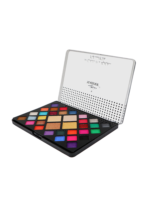 Maroof 30 Eyeshadow & 4 Highlighters Long Lasting Non Toxic Professional Palette, Multicolour