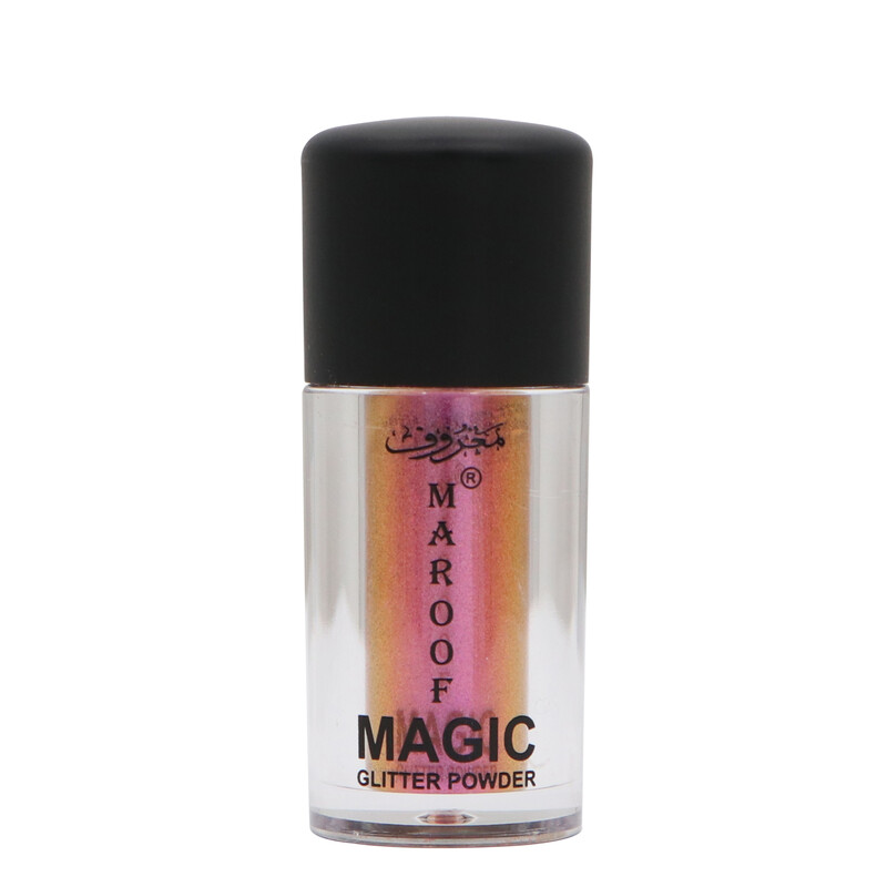 MAROOF Glitter Powder Magic 02 Pink Bubble Gum