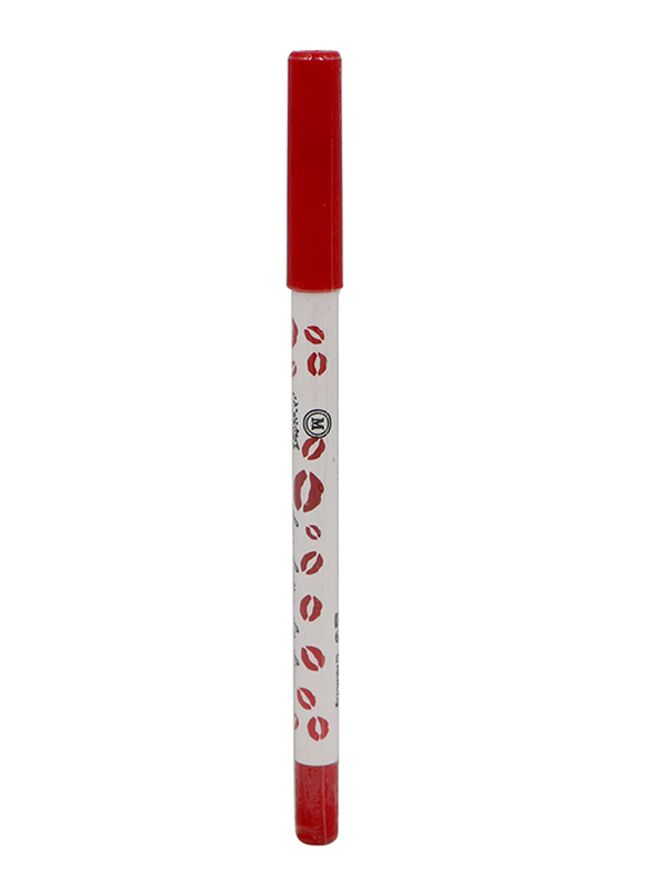 Maroof 24 Hour Long Lasting Water Proof Retractable Matte Lip Liner, 1.2gm, Rose Red, Red