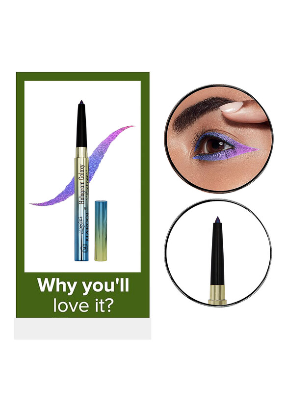 MAROOF Hologram Galaxy 24-Hour Long Lasting Eyeliner 0.35g - 01 Dream On