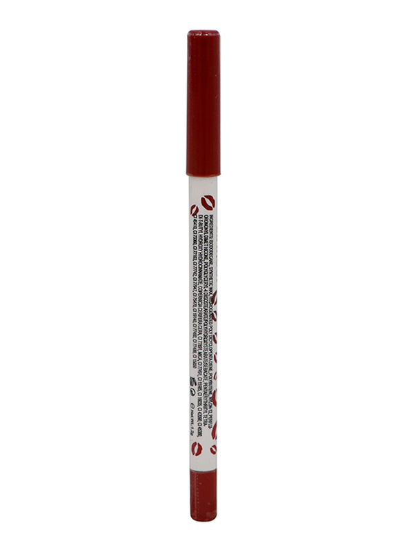 Maroof 24 Hour Long Lasting Water Proof Retractable Matte Lip Liner, 1.2gm, Rosy Lips, Red