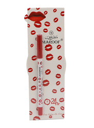 Maroof 24 Hour Long Lasting Water Proof Retractable Matte Lip Liner, 1.2gm, Lover Red, Red