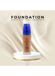 MAROOF 24 Hours Full Coverage Liquid Foundation SPF30, 30ml, 08 Chocolate