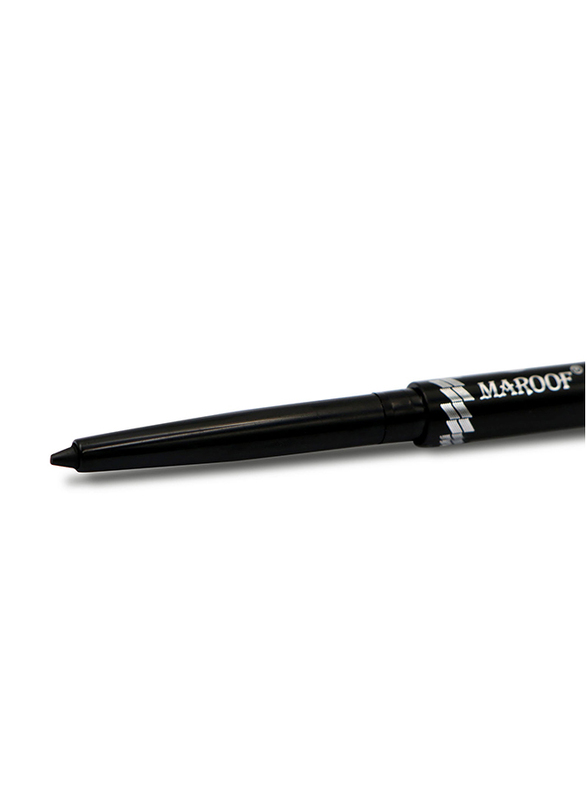 Maroof Automatic Kajal Pencil, 2g, Real Jet Black, Black