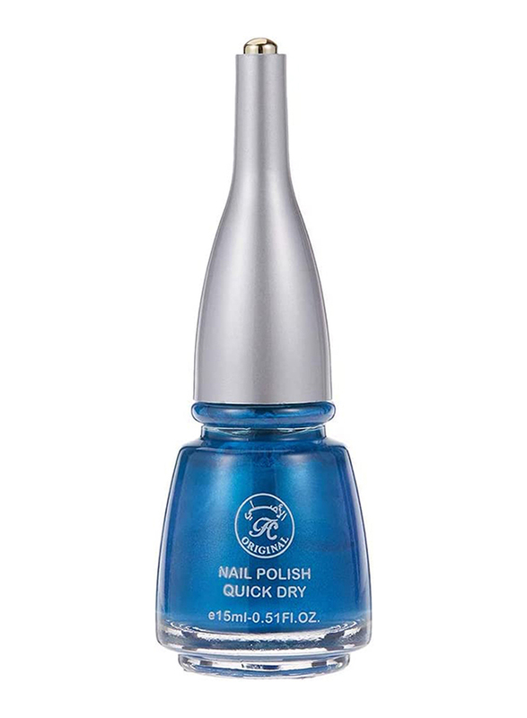 Enthrice Quick Dry Nail Polish, 15ml, 21 Blue, Blue