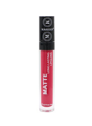 MAROOF Matte Long Lasting Lipgloss 8ml, 01 Pink Wave