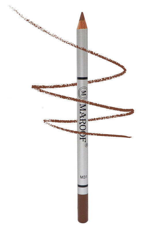 Maroof Soft Eye and Lip Liner Pencil, M31 Light Brown