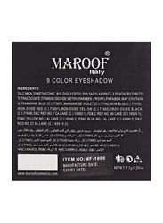 Maroof 9 Color Eyeshadow, 7.2g, 02 Multicolour, Multicolour