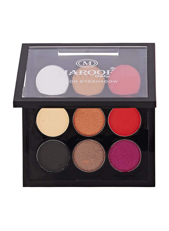 Maroof 9 Color Eyeshadow, 7.2g, 04 Multicolour, Multicolour