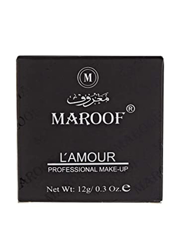 Maroof Eye and Lip Liner Soft Pencil With Face Powder And Horse Hair False Eyelashes Combo, Pack of 3, Multicolour