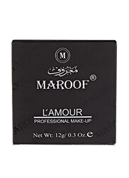 Maroof Eye and Lip Liner Soft Pencil With Face Powder And Horse Hair False Eyelashes Combo, Pack of 3, Multicolour