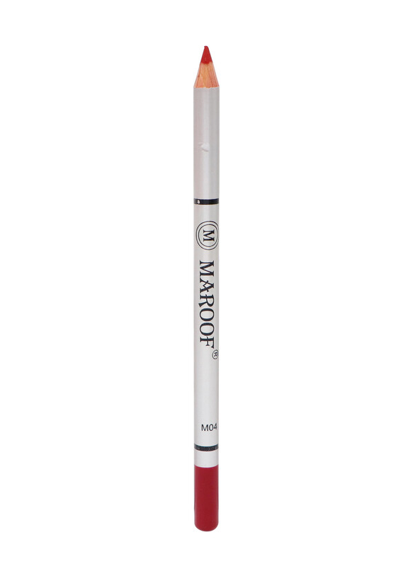 Maroof Soft Eye and Lip Liner Pencil, M04 Rose Red