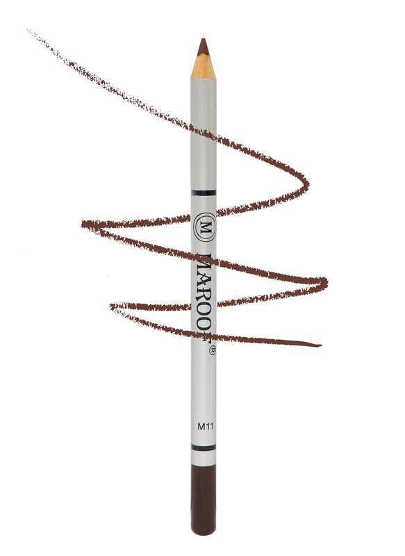 Maroof Soft Eye and Lip Liner Pencil, M11 Medium Brown