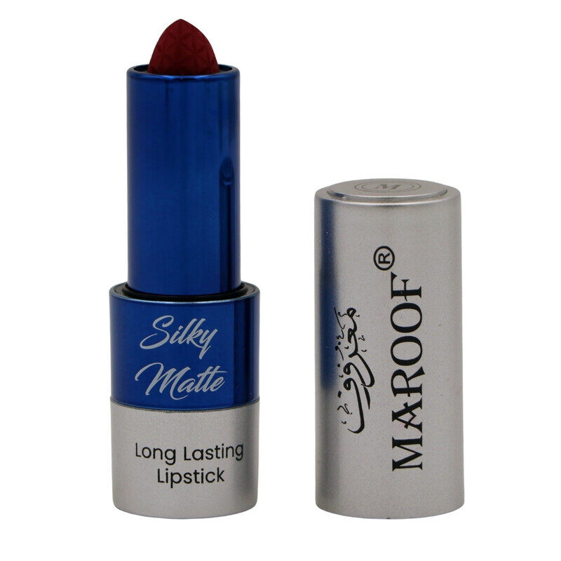 

MAROOF Silky Matte Long Lasting Lipstick 3.8g, 10 Cherry Wine