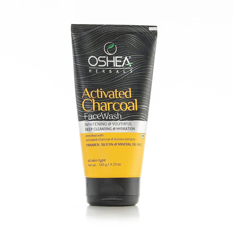 Oshea Herbals Activated Charcoal Face Wash, 120ml