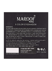 Maroof 9 Color Eyeshadow, 7.2g, 03 Multicolour, Multicolour