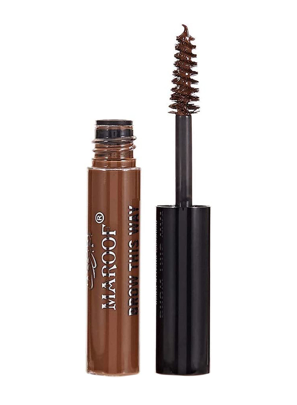 Maroof Eyebrow Styling Mascara, 6.5ml, 01 Brown, Brown