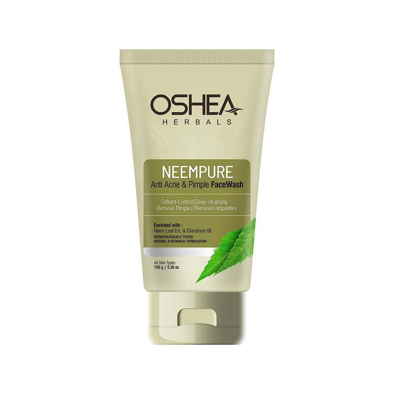 Oshea Herbals Neempure Anti Acne and Pimple Face Wash, 150ml