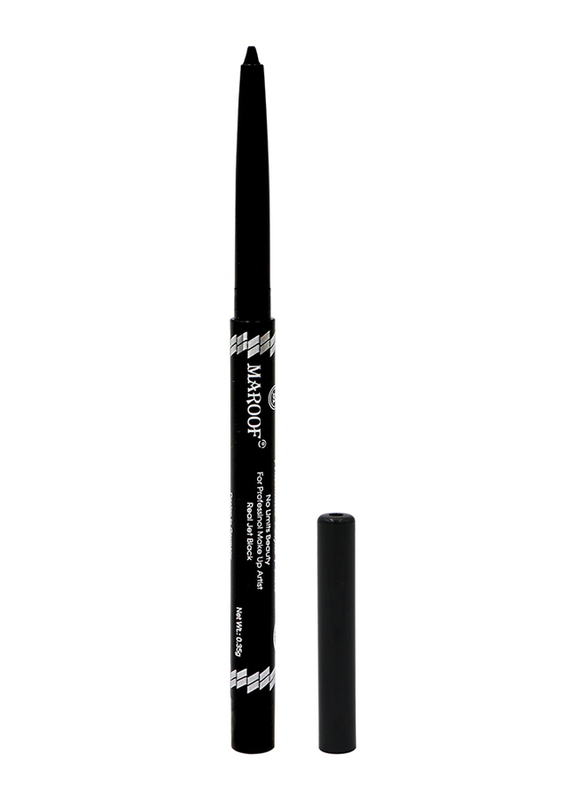 Maroof Automatic Kajal Pencil, 2g, Real Jet Black, Black