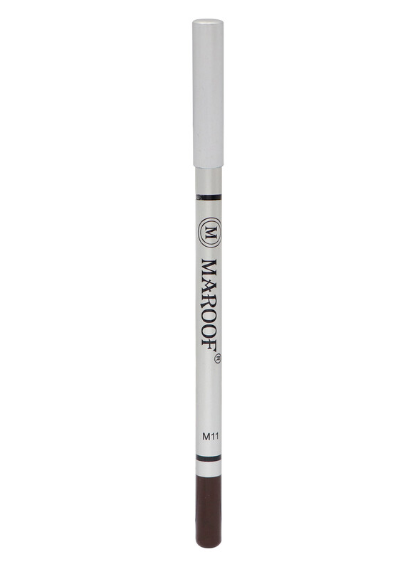 Maroof Soft Eye and Lip Liner Pencil, M11 Medium Brown
