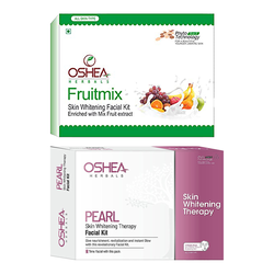 Oshea Herbals Pearl and Fruitmix Facial Kit Set, 126g