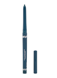 Maroof 24 Hours Long Lasting Water Proof Automatic Real Jet Black Retractable Kajal Eye Pencil, 0.35gm, Navy Blue, Blue