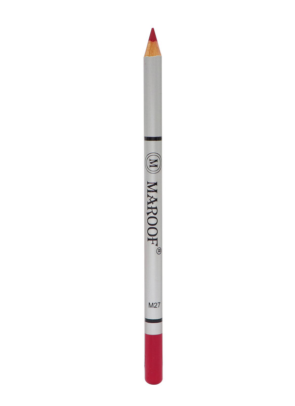Maroof Soft Eye and Lip Liner Pencil, M27 Hot Pink