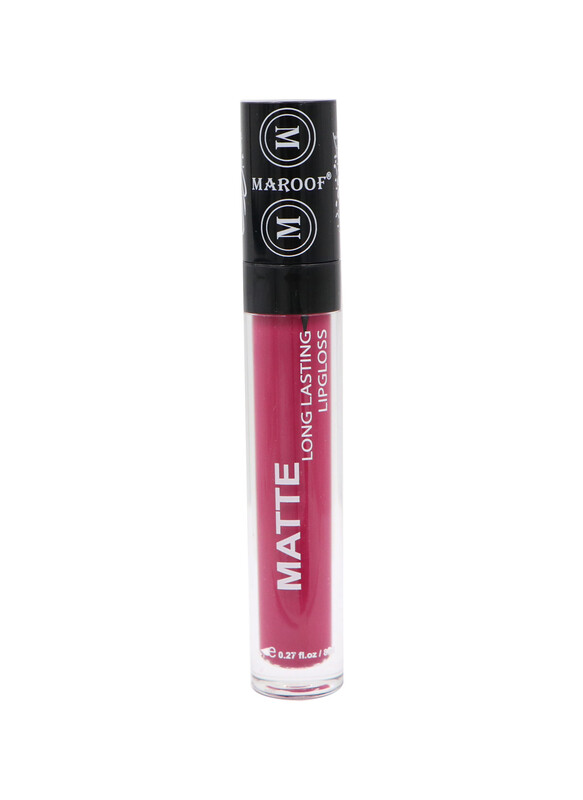 MAROOF Matte Long Lasting Lipgloss 8ml, 06 Paradise