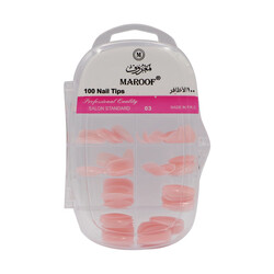 MAROOF Hard Nail Tips 03 Pink