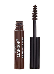 Maroof Eyebrow Styling Mascara, 6.5ml, 07 Dark Brown, Brown