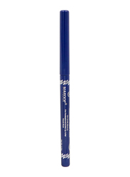 Maroof 24 Hours Long Lasting Water Proof Automatic Real Jet Black Retractable Kajal Eye Pencil, 0.35gm, Royal Blue, Blue