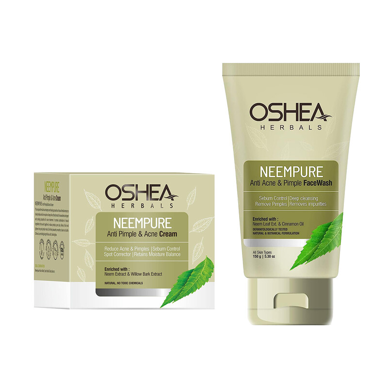 Oshea Herbals Neempure Anti Acne and Pimple Set, 200g
