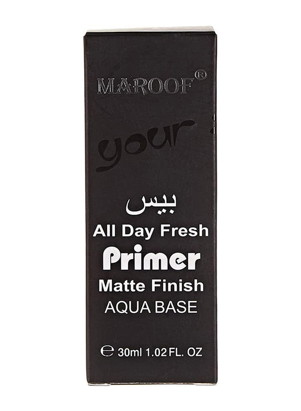 Maroof All Day Fresh Primer, 30ml, Black