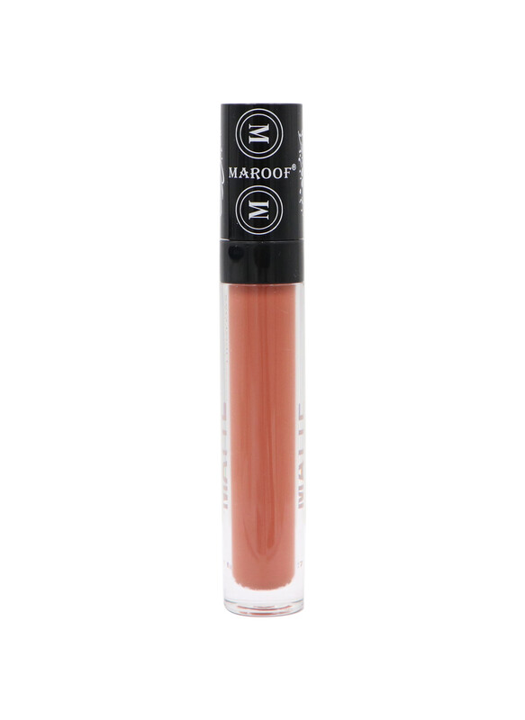 MAROOF Matte Long Lasting Lipgloss 8ml, 08 Honey