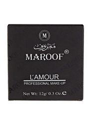 Maroof L'Amour Professional Makeup Pressed Powder, 12g, 03 Beige, Beige